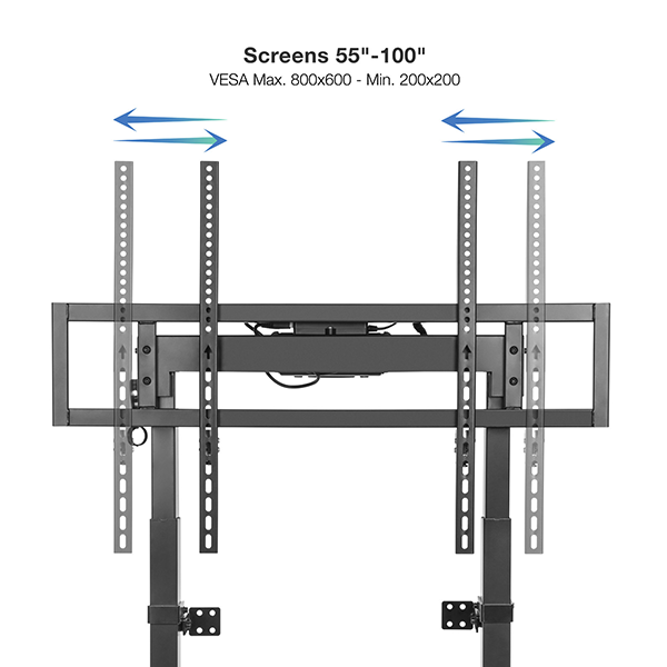 Tooq FSM01-B suport paret-terra motoritzat TITAN pes fins a 120 Kg