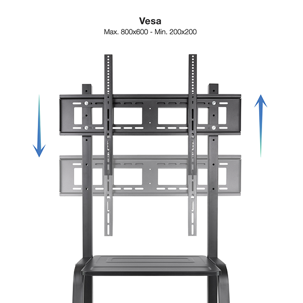 Tooq FS20101M-B soporte móvil COLOSO peso hasta 150 Kg