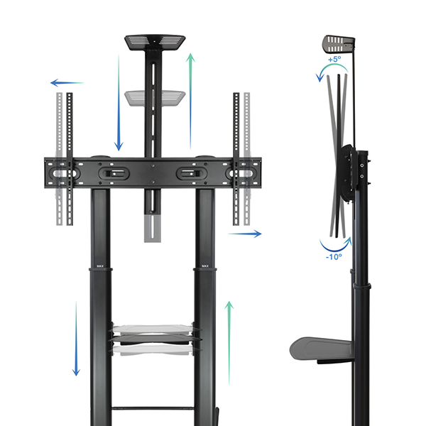 Tooq FS20400HM-B soporte móvil ZEUS  peso hasta 100 Kg